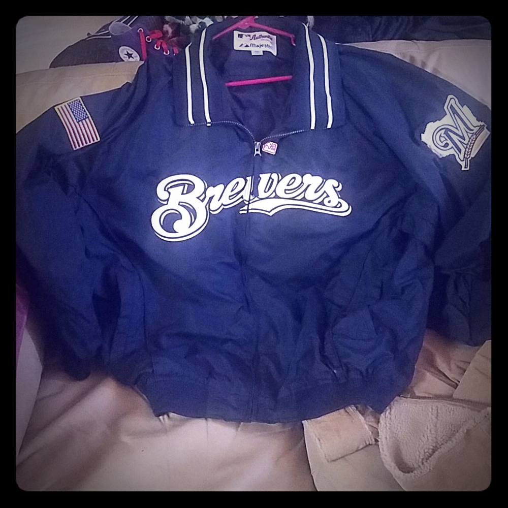 Brewers light jacket
